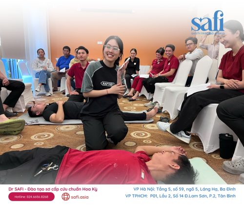 SAFI x KHÁCH SẠN VIỆT HÀN | ĐÀO TẠO SƠ CẤP CỨU CHUẨN HOA KỲ