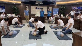 SAFI TIẾP TỤC ĐỒNG HÀNH CÙNG TẬP ĐOÀN ĐÈO CẢ TRONG ĐÀO TẠO SƠ CẤP CỨU CHUẨN AHA