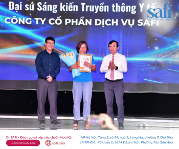 SAFI_“GIẢI THƯỞNG ĐẠI SỨ TRUYỀN THÔNG NGÀNH Y_KMOLS” VÀ HÀNH TRÌNH LAN TỎA KIẾN THỨC SƠ CẤP CỨU 