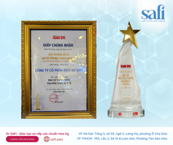 SAFI_“GIẢI THƯỞNG ĐẠI SỨ TRUYỀN THÔNG NGÀNH Y_KMOLS” VÀ HÀNH TRÌNH LAN TỎA KIẾN THỨC SƠ CẤP CỨU 