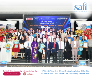 SAFI_“GIẢI THƯỞNG ĐẠI SỨ TRUYỀN THÔNG NGÀNH Y_KMOLS” VÀ HÀNH TRÌNH LAN TỎA KIẾN THỨC SƠ CẤP CỨU 