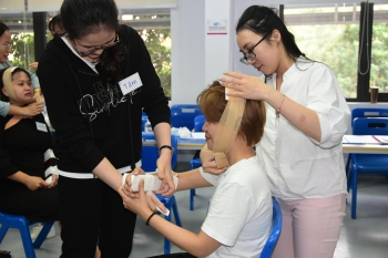 Sơ cấp cứu cơ bản TH School ngày 19.04.2021