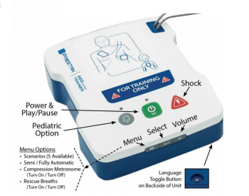 Máy khử rung tim dành cho đào tạo Prestan AED Ultra Trainer