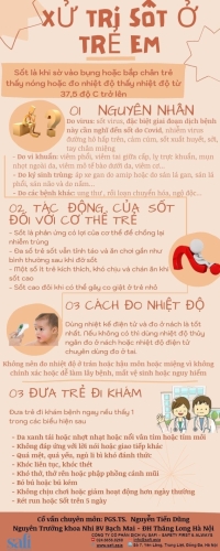 XỬ TRÍ SỐT Ở TRẺ EM