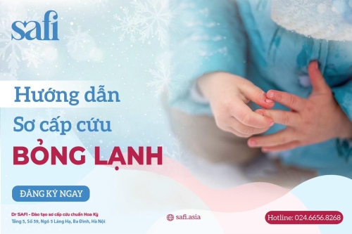 Hướng dẫn sơ cứu bỏng lạnh