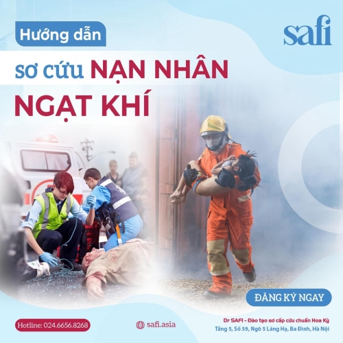 HƯỚNG DẪN SƠ CỨU NẠN NHÂN BỊ NGẠT KHÍ