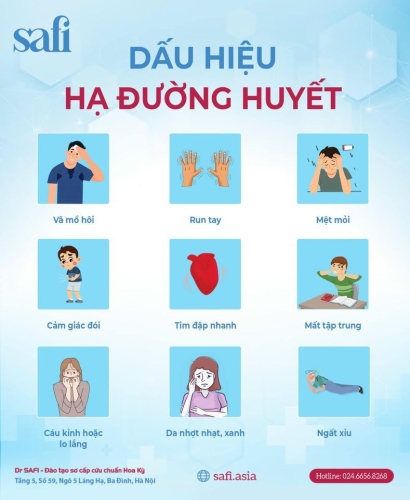 HẠ ĐƯỜNG HUYẾT: DẤU HIỆU CẢNH BÁO HẠ ĐƯỜNG HUYẾT