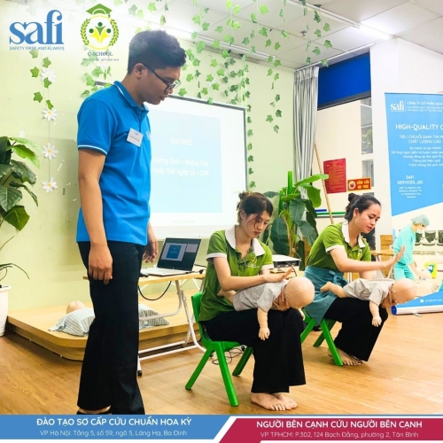 SAFI x Mầm non song ngữ C-SCHOOL: Buổi học sơ cấp cứu đầy ý nghĩa và nhân văn