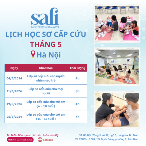 Khai giảng khóa học sơ cấp cứu tháng 5: Hè an toàn - hè vui