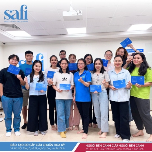 SAFI HN x HCM | LỚP SƠ CẤP CỨU CÁ NHÂN THÁNG 7