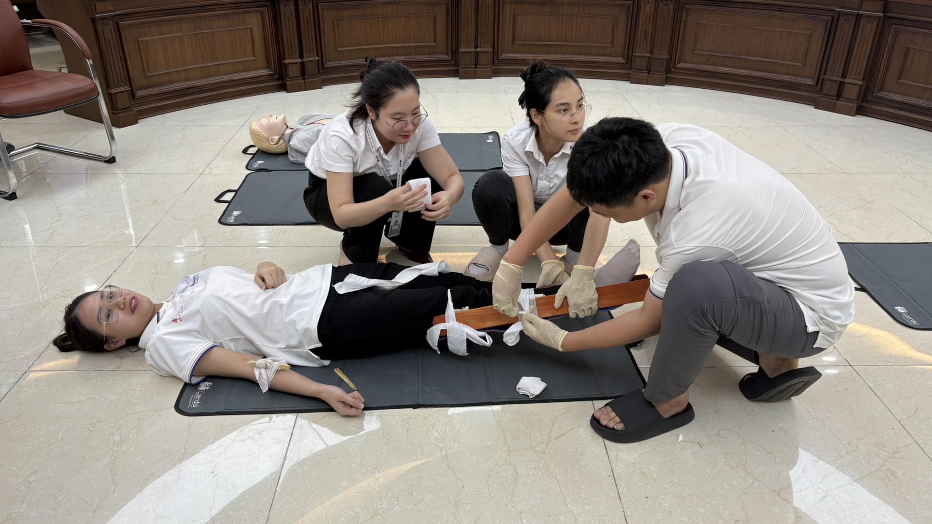 SAFI TIẾP TỤC ĐỒNG HÀNH CÙNG TẬP ĐOÀN ĐÈO CẢ TRONG ĐÀO TẠO SƠ CẤP CỨU CHUẨN AHA