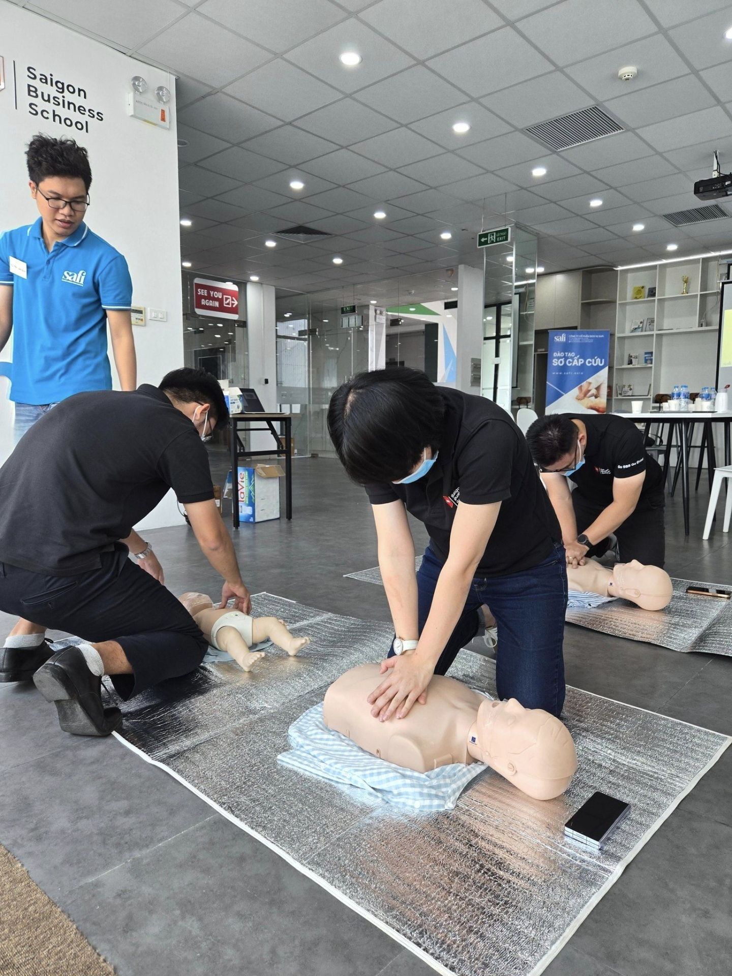 Safi đào tạo sơ cấp cứu cho doanh nghiệp