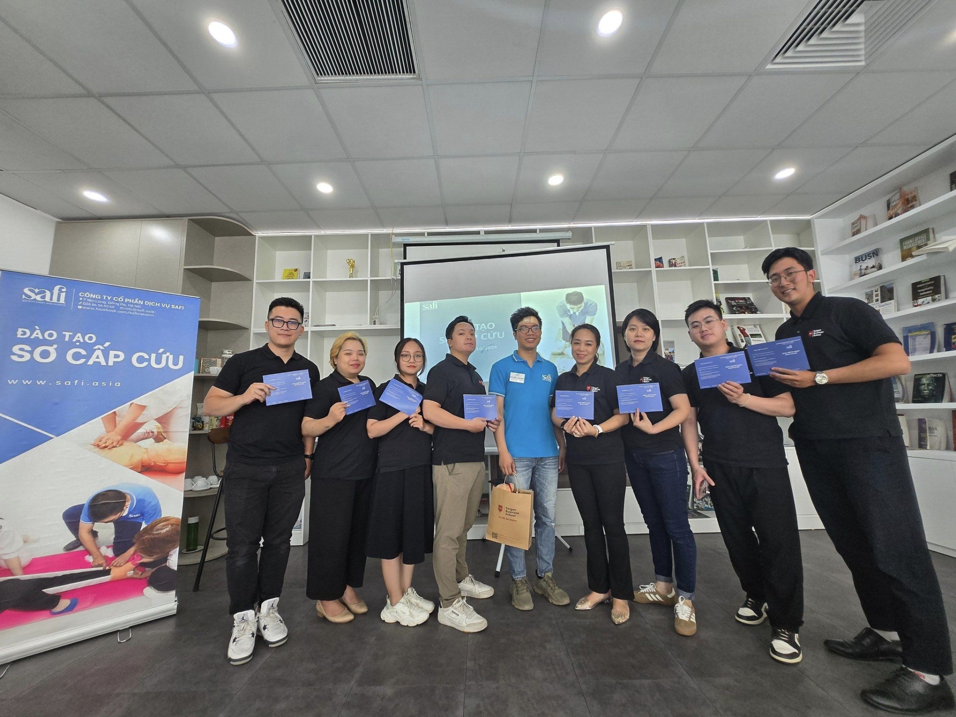 Safi đào tạo sơ cấp cứu cho doanh nghiệp