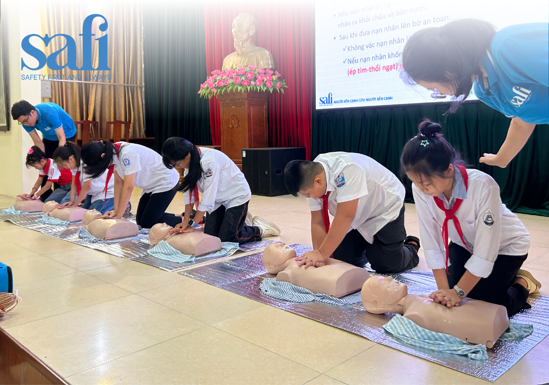 SAFI đào tạo sơ cấp cứu theo yêu cầu - Hội thảo sơ cấp cứu