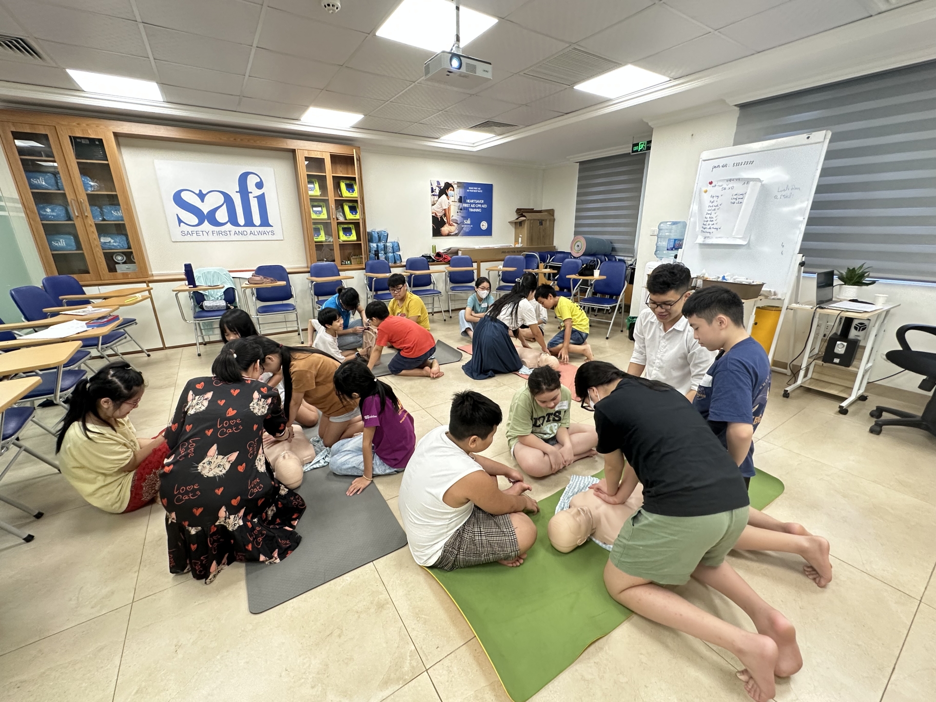 Safi đào tạo sơ cấp cứu cho mọi người