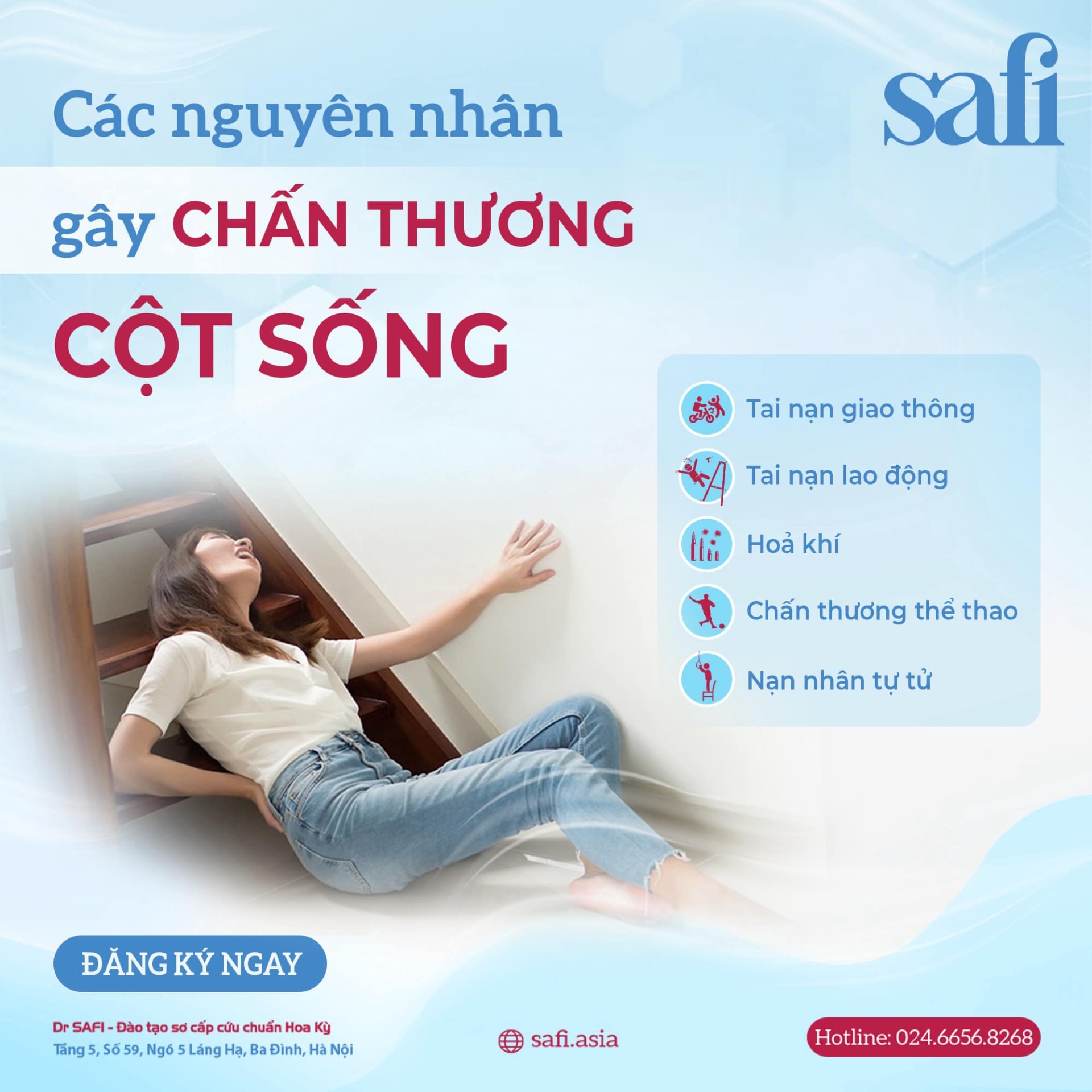 Các tình huống có thể gây chấn thương cột sống
