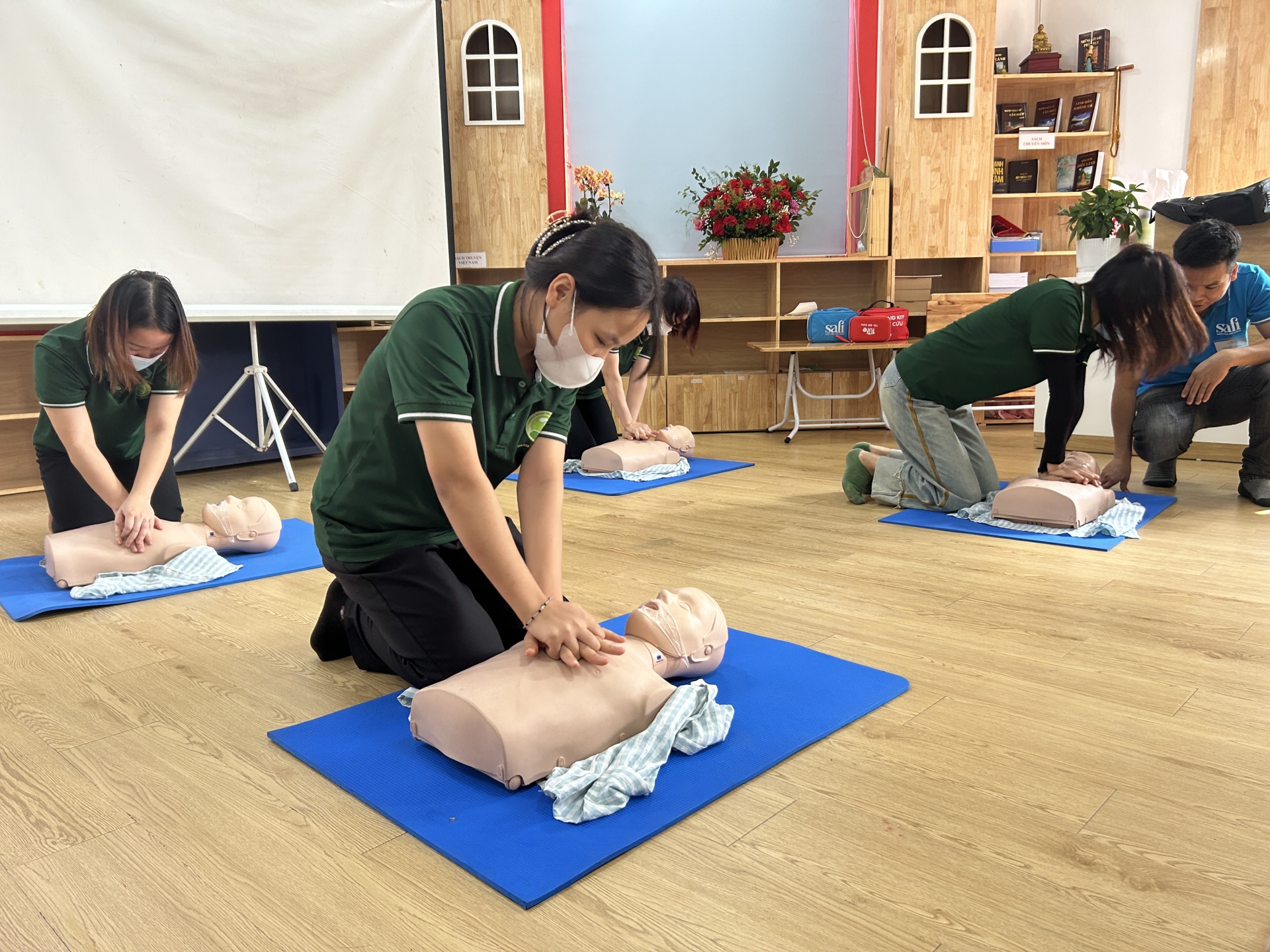 Safi huấn luyện Sơ cấp cứu trường mầm non